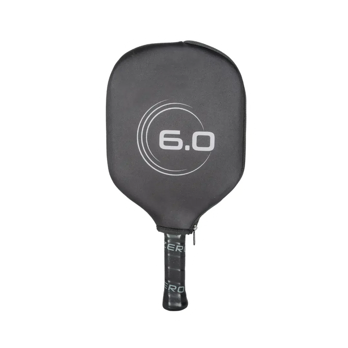 Six Zero Double Black Diamond Control Pickleball Paddle on sale at Badminton Warehouse