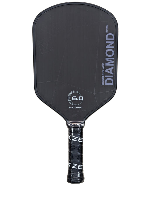 Six Zero Double Black Diamond Control Pickleball Paddle on sale at Badminton Warehouse