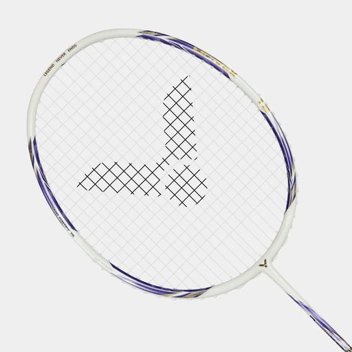 Victor DriveX 12 ZSW 2.0 AJ badminton racket head close-up