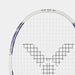 Victor DriveX 12 ZSW 2.0 AJ racket head with Legend Never Ends frame detail