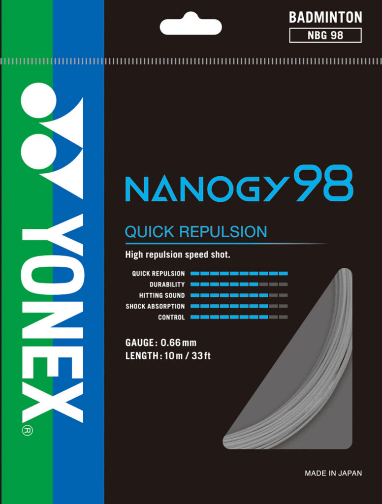 YONEX NANOGY98 ガット Yonex Nanogy 98 Badminton String