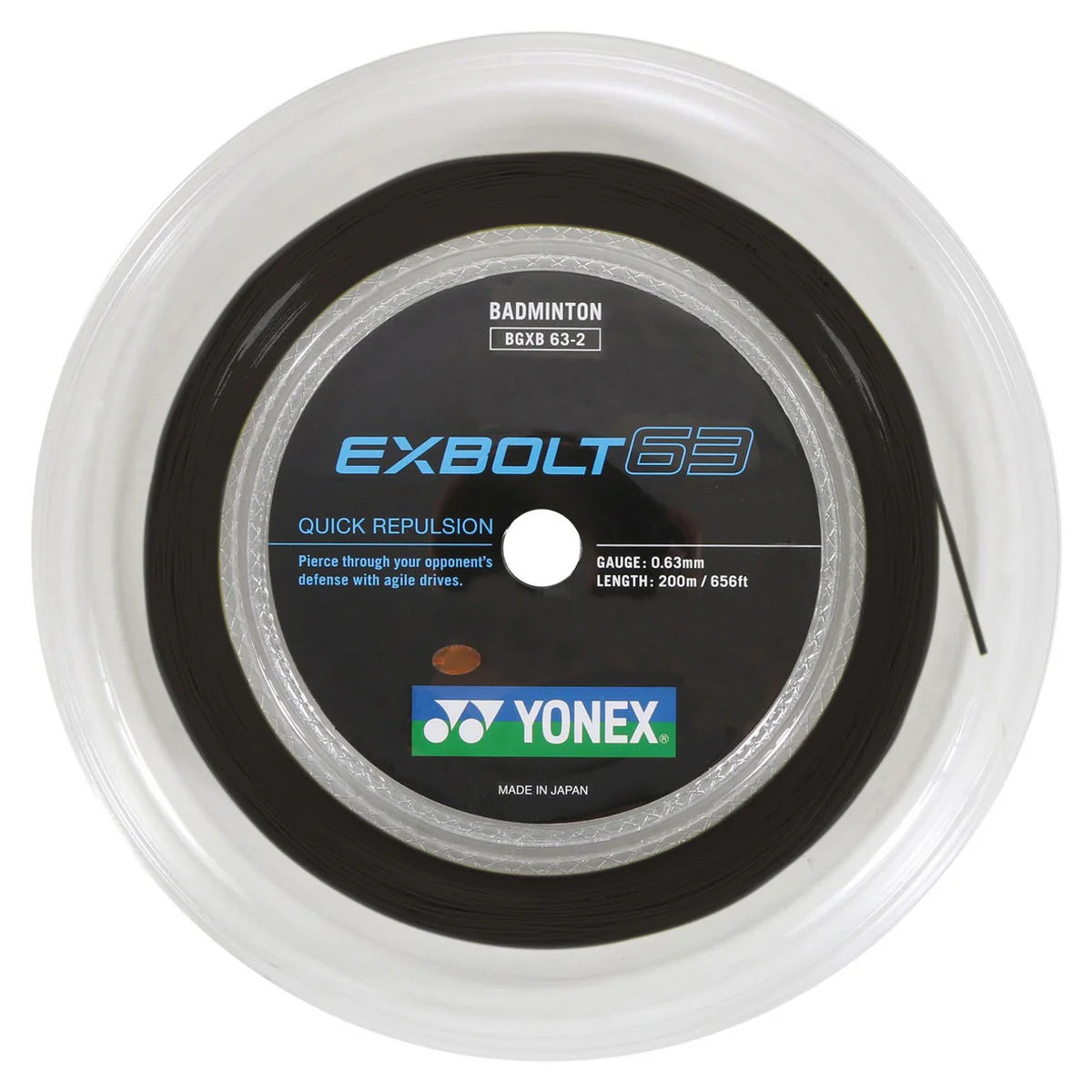 YONEX EXBOLT 63　100m Yonex Exbolt 63 Badminton Reel