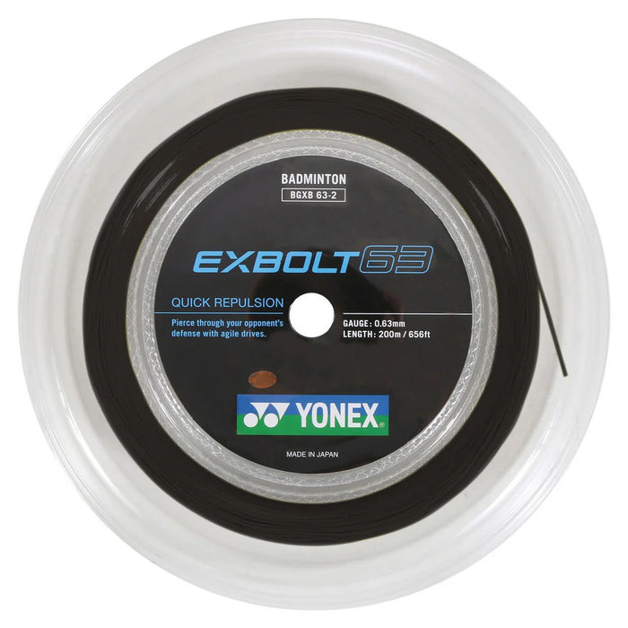 Yonex Exbolt 63 Badminton Reel on sale at Badminton Warehouse