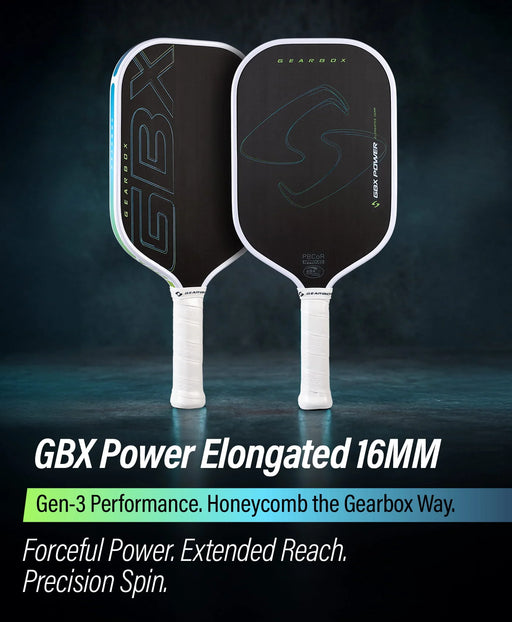 GBX Power Elongated Pickleball Paddle - Gen-3 Honeycomb on sale at Badminton Warehouse