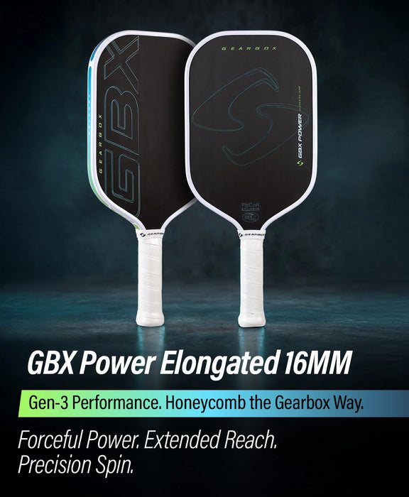 Gearbox GBX Power Elongated Pickleball Paddle on sale at Badminton Warehouse