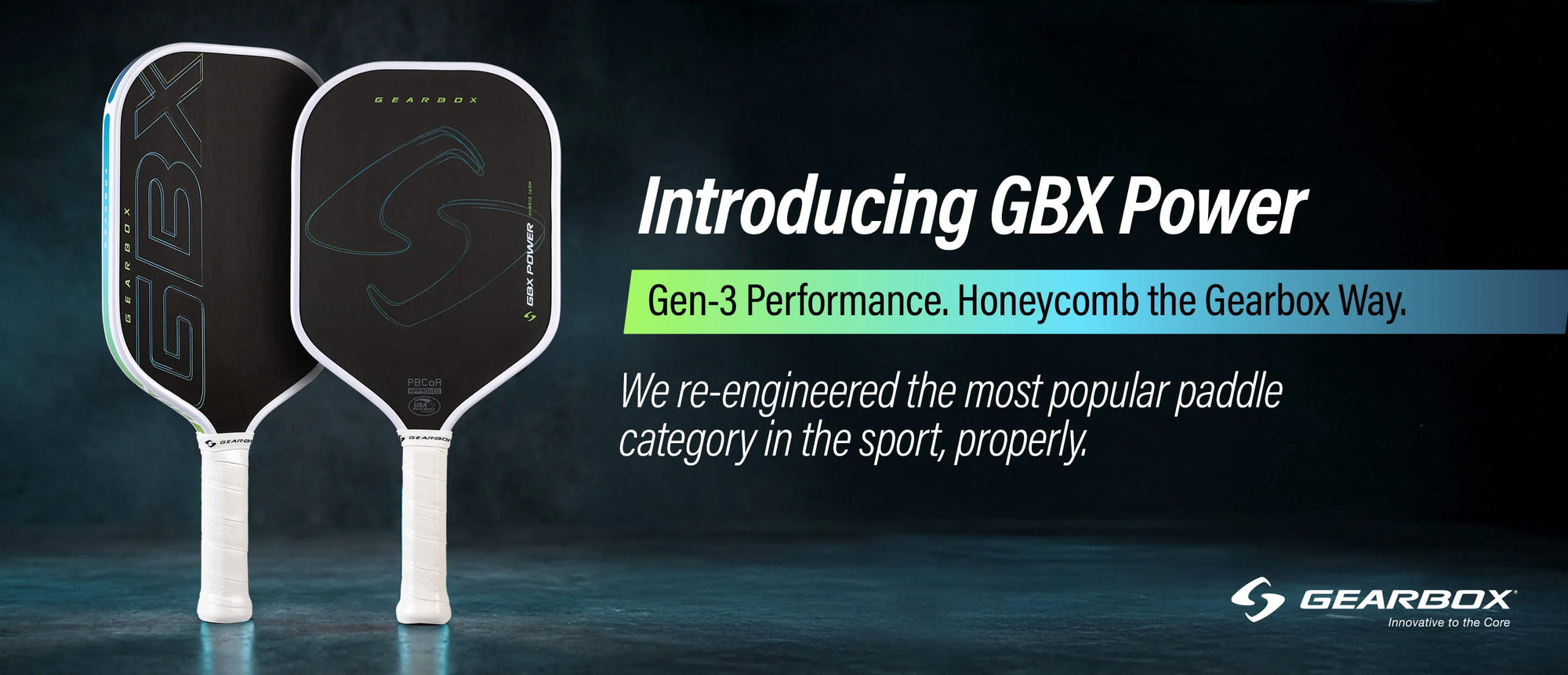 GBX Power Pickleball paddles on sale at Badminton Warehouse!