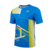 Hundred HBTS-4M128-3 Men’s Badminton Shirt – Blue on sale at Badminton Warehouse