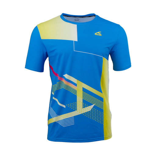 Hundred HBTS-4M128-3 Men’s Badminton Shirt – Blue on sale at Badminton Warehouse