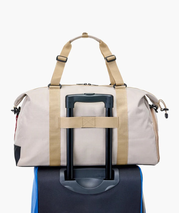 Yonex GEARLOGIC Boston Bag – Beige (BA72611EX) on sale at Badminton Warehouse