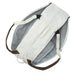 Yonex Pro Racquet Bag 6 Sand Beige open compartment view with adjustable backpack shoulder straps