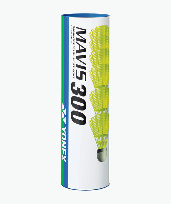 Yonex Mavis 300 Nylon Shuttlecocks (Yellow Medium Speed) on sale at Badminton Warehouse
