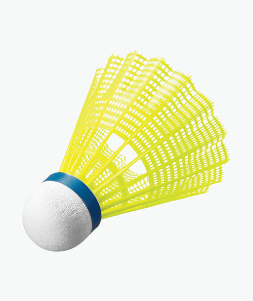 Yonex Mavis 300 Nylon Shuttlecocks (Yellow Medium Speed- single shuttle view) on sale at Badminton Warehouse