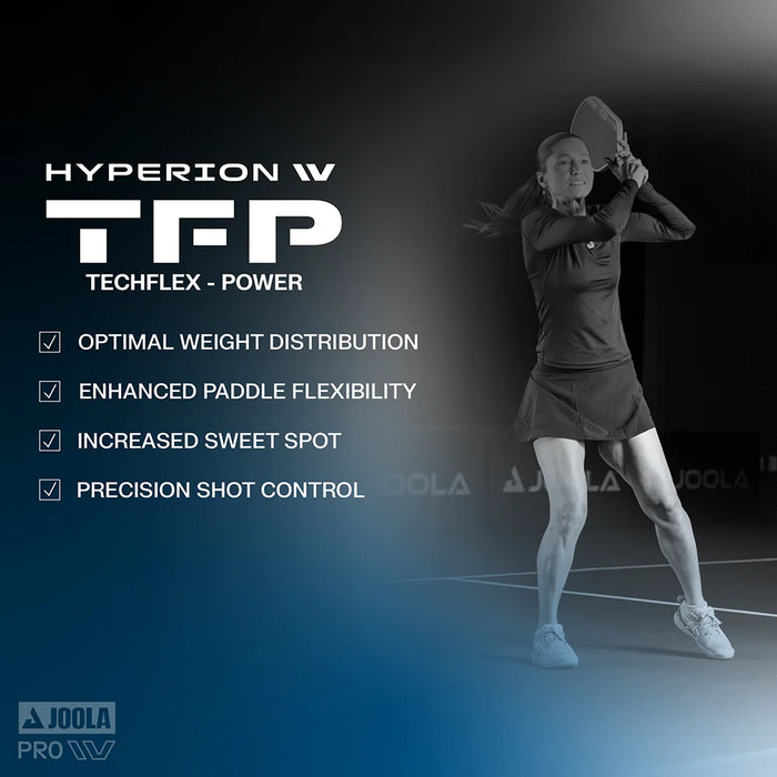 JOOLA Simone Jardim Hyperion Pro IV 16mm Pickleball Paddle on sale at Badminton Warehouse