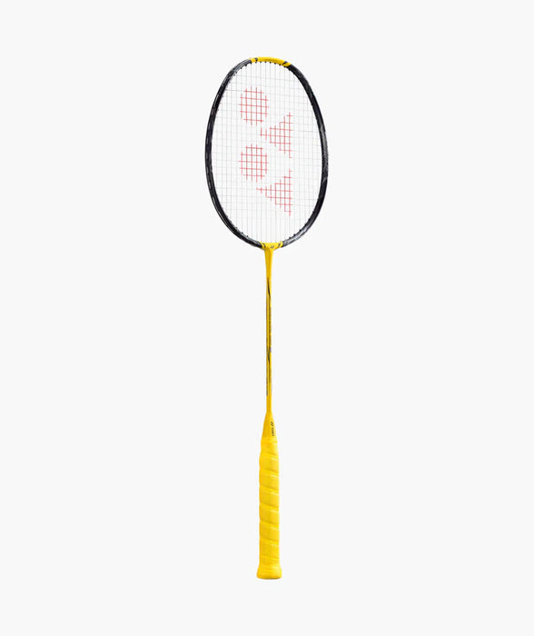 Yonex Nanoflare 1000Z Badminton Racket - Lightning Yellow 2023 (side view) on sale at Badminton Warehouse