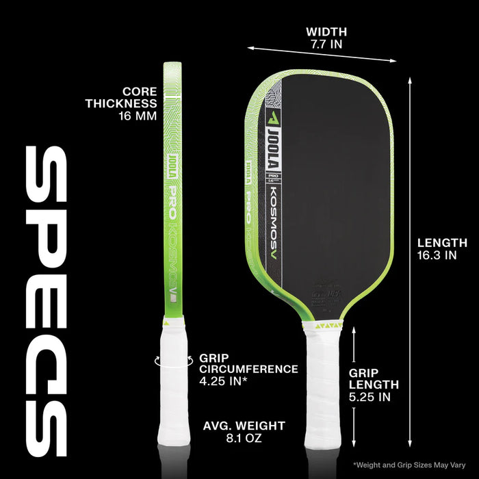 JOOLA Kosmos Pro V 16mm Pickleball Paddle on sale at Badminton Warehouse