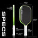 JOOLA Kosmos Pro V 16mm Pickleball Paddle on sale at Badminton Warehouse