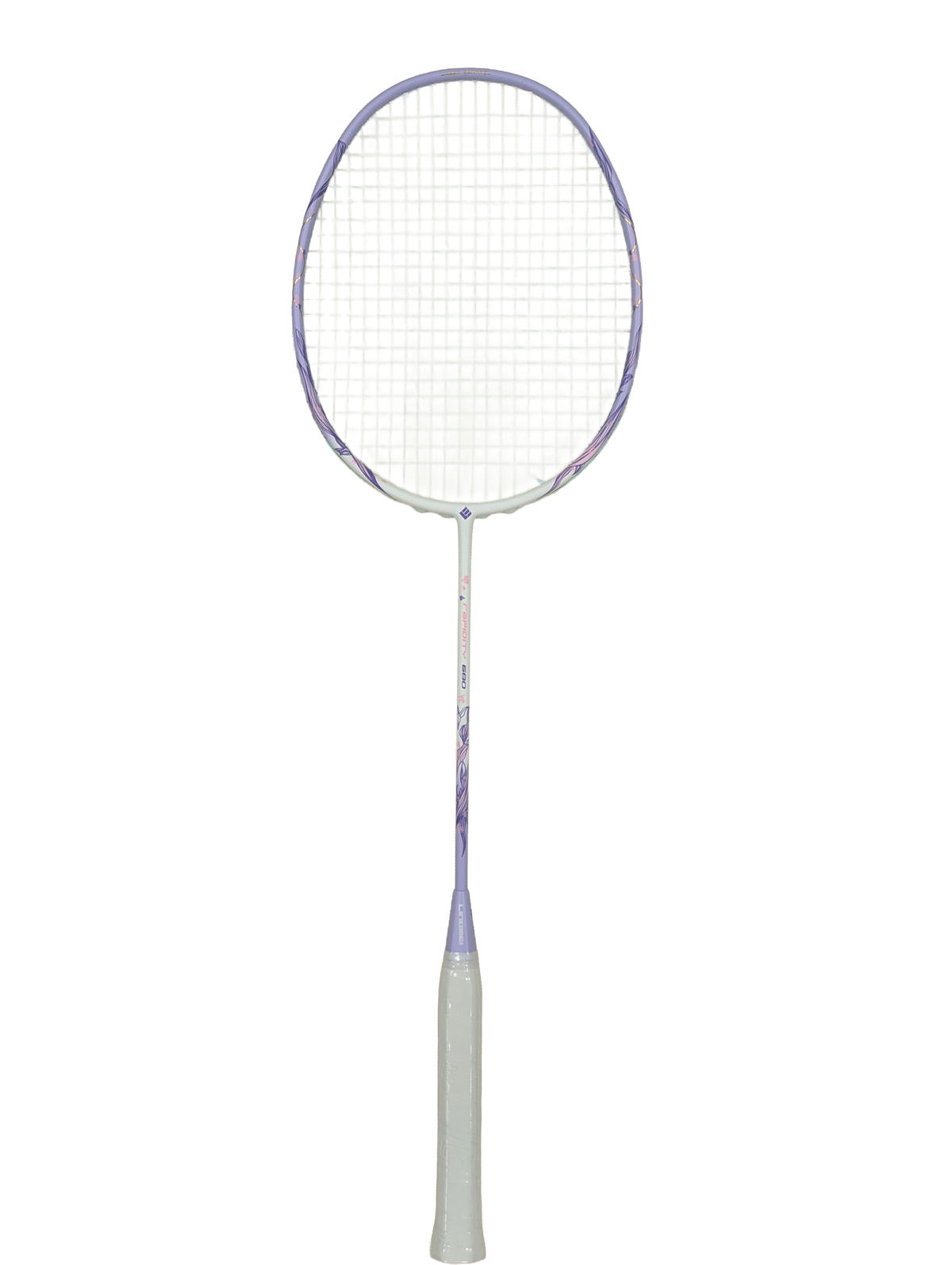 Ling-Mei Rapidity 680 Badminton Racket – Pre-Strung 24 lbs (White Pink ...