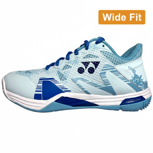 Yonex Power Cushion Eclipsion Z3 Wide Men's Badminton Court Shoe-Light Blue on sale at Badminton Warehouse - Side View