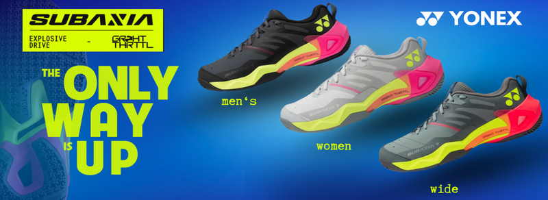 Subaxia Badminton Shoes on sale at Badminton Warehouse!