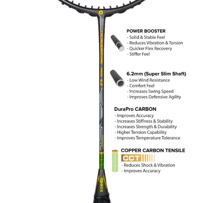 Apacs Thunderdome Pro 6.2 Badminton Racket on sale at Badminton Warehouse