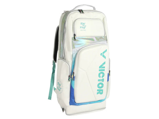 Victor BR5833TTY-AR Long Backpack - White on sale at Badminton Warehouse