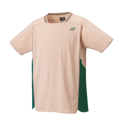 Yonex 10627 Men's Shirt (Pink Beige) on sale at Badminton Warehouse!