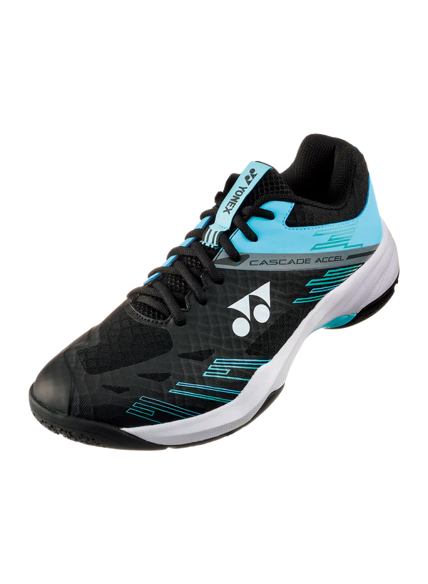 Yonex PC Cascade Accel (Wide) Black / Ice Blue Badminton Yonex PC Cascade Accel (Wide) Black / Ice Blue Badminton