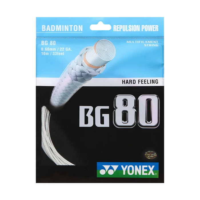 Yonex BG-80 Badminton String on sale at Badminton Warehouse