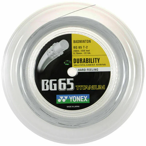 Yonex BG 65 Ti Badminton Reel on sale at Badminton Warehouse