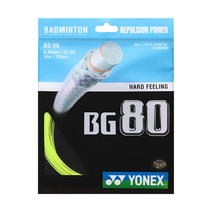 Yonex BG-80 Badminton String on sale at Badminton Warehouse