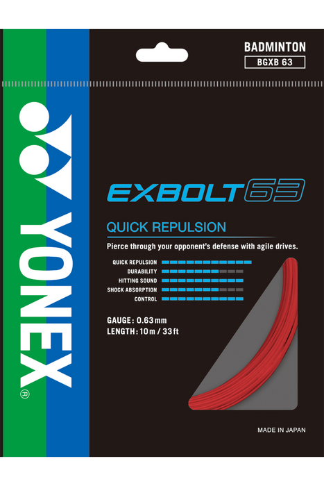 Yonex Exbolt 63 Badminton String on sale at Badminton Warehouse