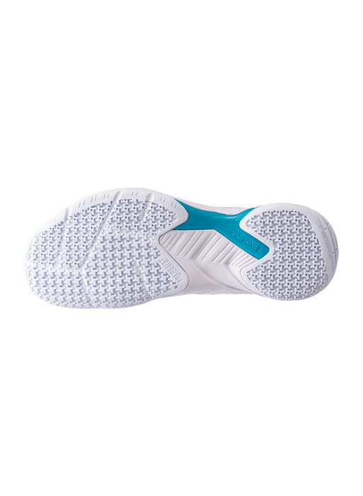 Yonex PC Cascade Accel (Wide) White / Sky Blue Badminton Court Shoes - Yonex PC Cascade Accel (Wide) White / Sky Blue Badminton Court Shoes -