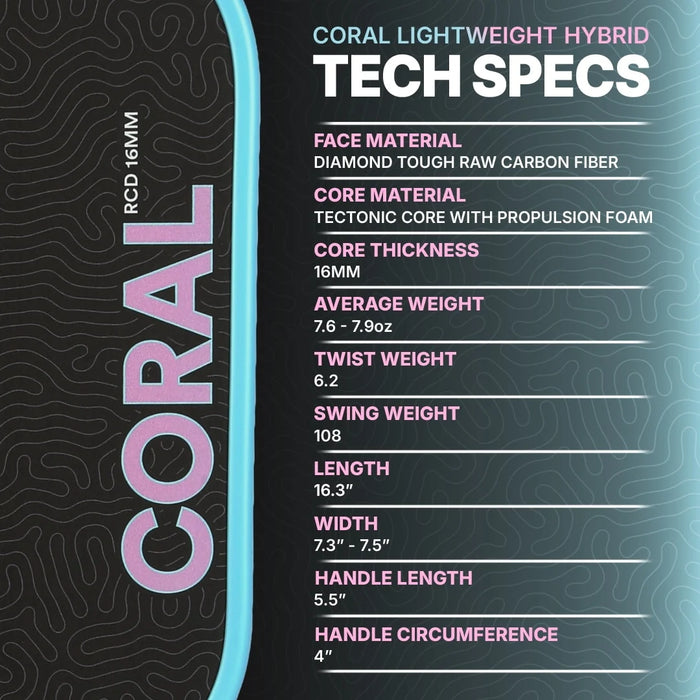 Six Zero Coral Lightweight Hybrid in Misty Blue, Hybrid technical specifications