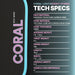Six Zero Coral Lightweight Hybrid in Misty Blue, Hybrid technical specifications