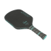Six Zero Coral Pro Hybrid 16mm pickleball paddle in Electric Blue, diagonal face and grip view