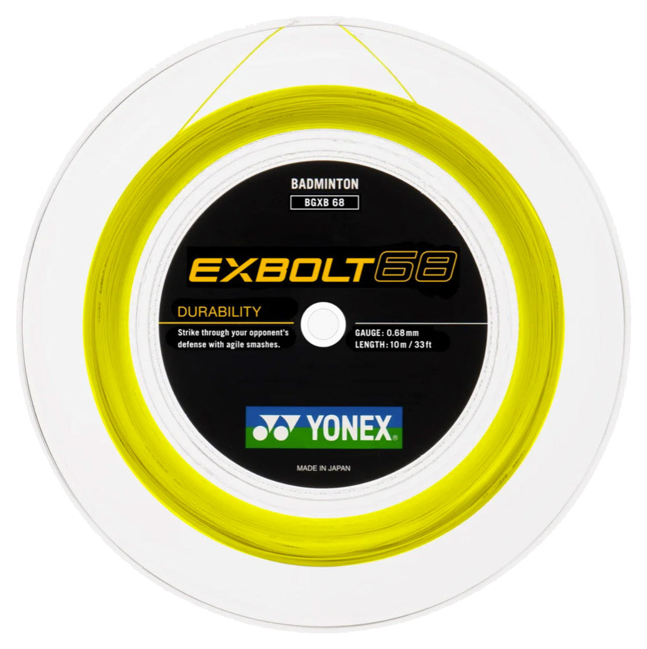 YONEX バドミントンストリング EXBOLT 68 (100m)11月入荷分 Amazon | ヨネックス YONEX バドミントンガット・ストリング EXBOLT 68