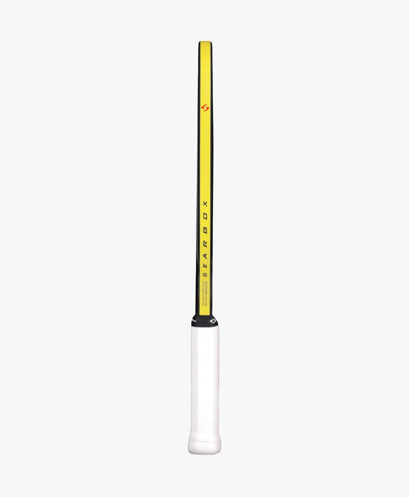 Gearbox Pressure X 8E paddle, full side profile showing the 16mm edge and white grip