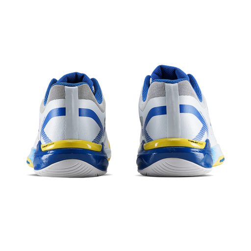 Hundred Phenom Unisex Badminton Shoes (White/Blue) on sale at Badminton Warehouse