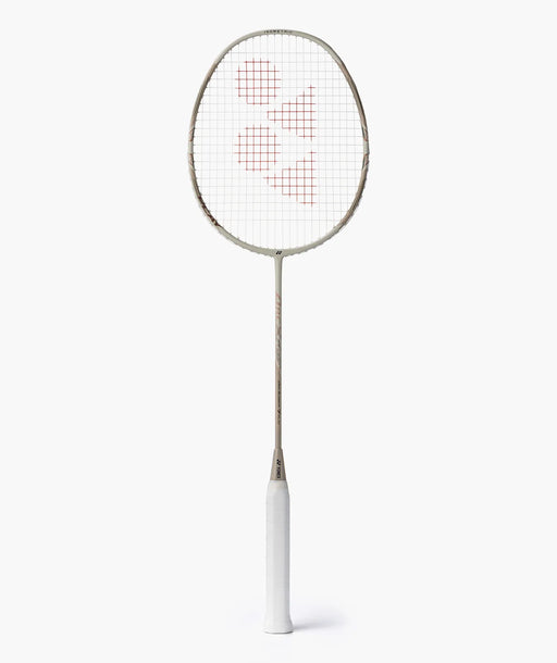 Yonex ARCSABER 7 PLAY Light Beige badminton racket full-length front view