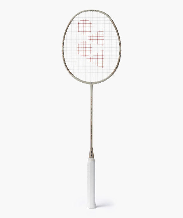 Yonex ARCSABER 7 PLAY Light Beige badminton racket full-length front view