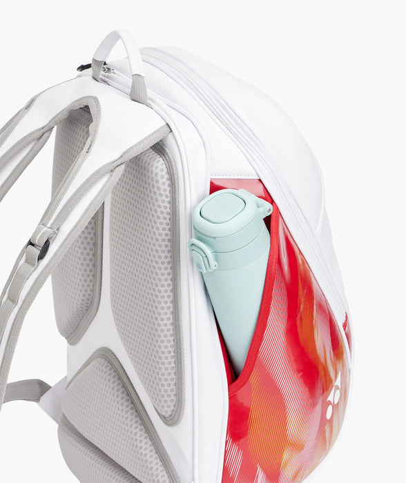 Yonex Expert Backpack BA02612 side pocket holding water bottle