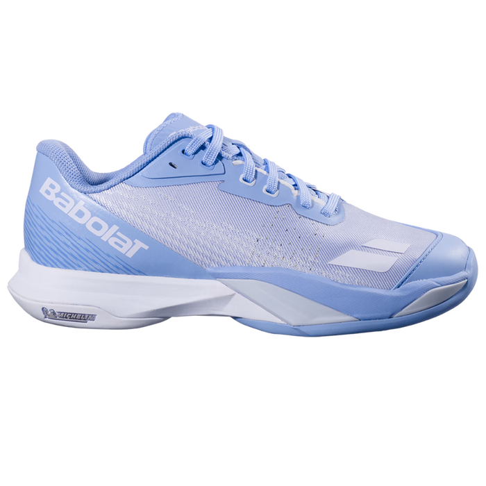 Jet Mach 4 All Court Women Pickleball Shoes (White/Lavender) on sale at Badminton Warehouse!