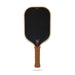 Bread & Butter LOCO 16mm Elongated Tan paddle, front view with cream edge and tan grip