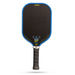 Bread & Butter LOCO 16mm Elongated Azul paddle, front view with blue edge and gray grip