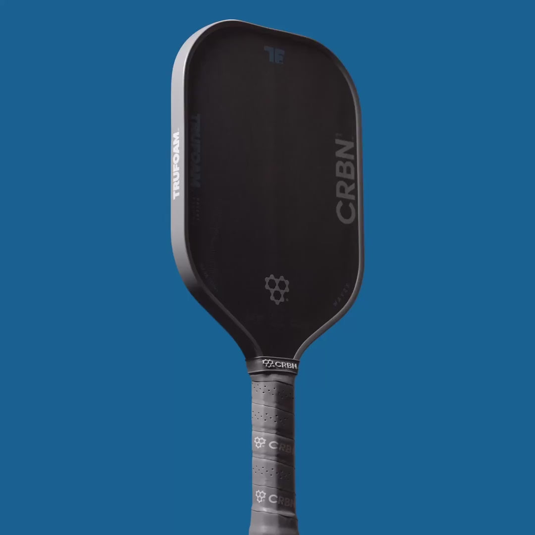 CRBN¹ TruFoam Waves Pickleball Paddle (Elongated, Long Handle)