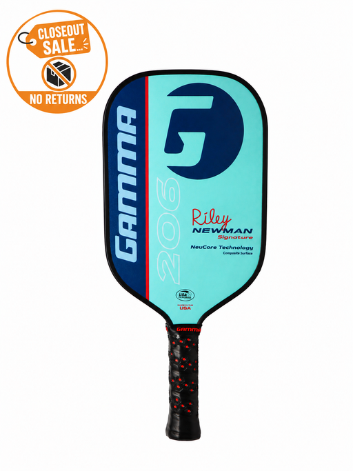 Gamma Riley Newman Signature 206 Pickleball Paddle on sale at Badminton Warehouse