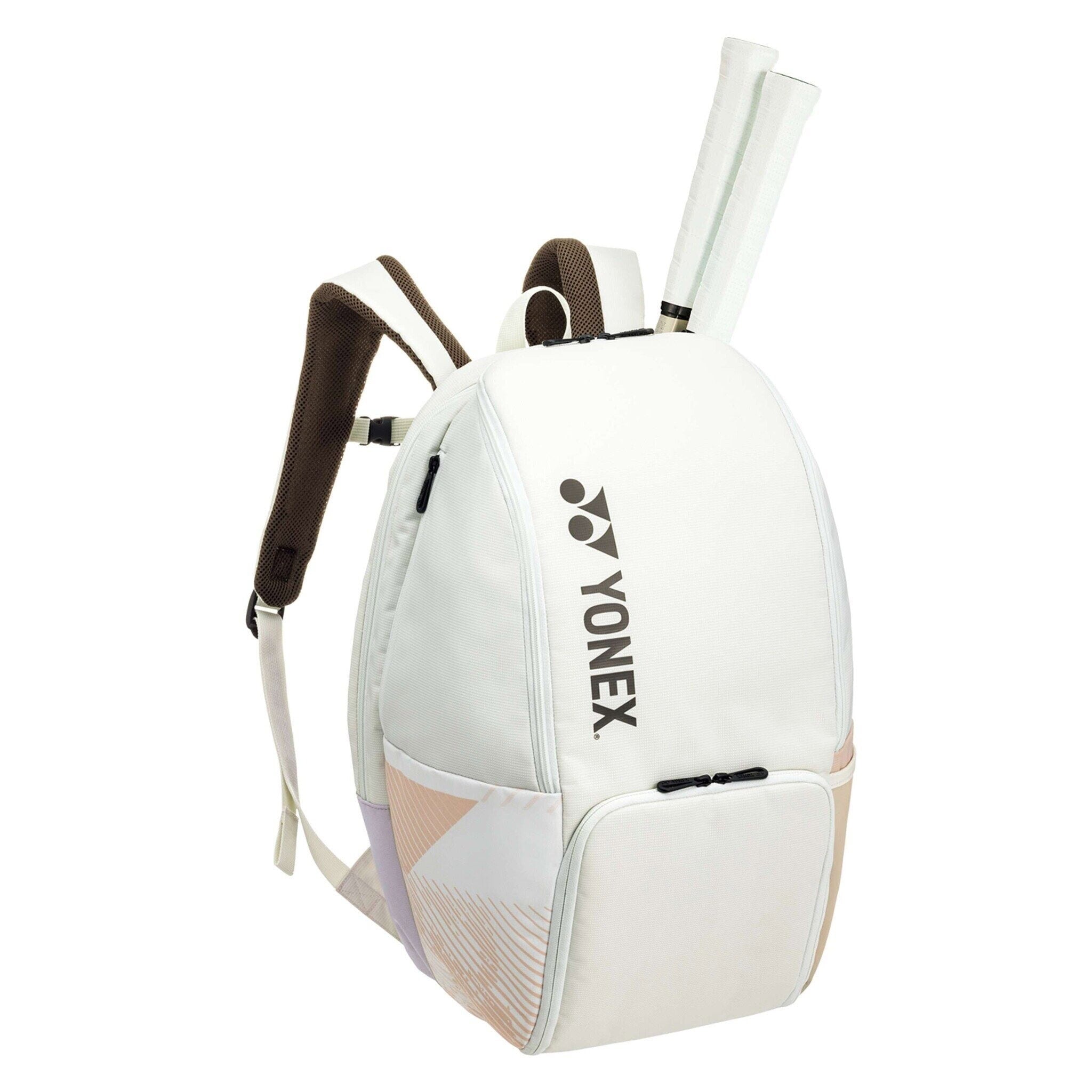 YONEX ホワイト キャディバッグ Yonex 92412L Pro Badminton/Tennis Backpack