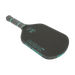 Six Zero Coral Pro Elongated 16mm pickleball paddle in Electric Blue, diagonal paddle view
