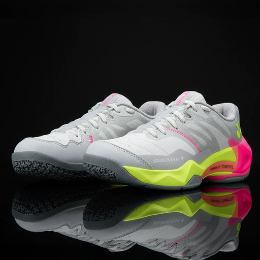 Yonex Subaxia Gt Women's badminton Shoe (Light Gray) on sale at Badminton Warehouse!
