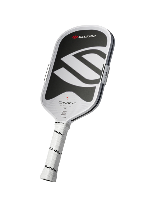 Selkirk OMNI Pickleball Paddle (Chalk)  Angled View (Elongated)on sale at Badminton Warehouse